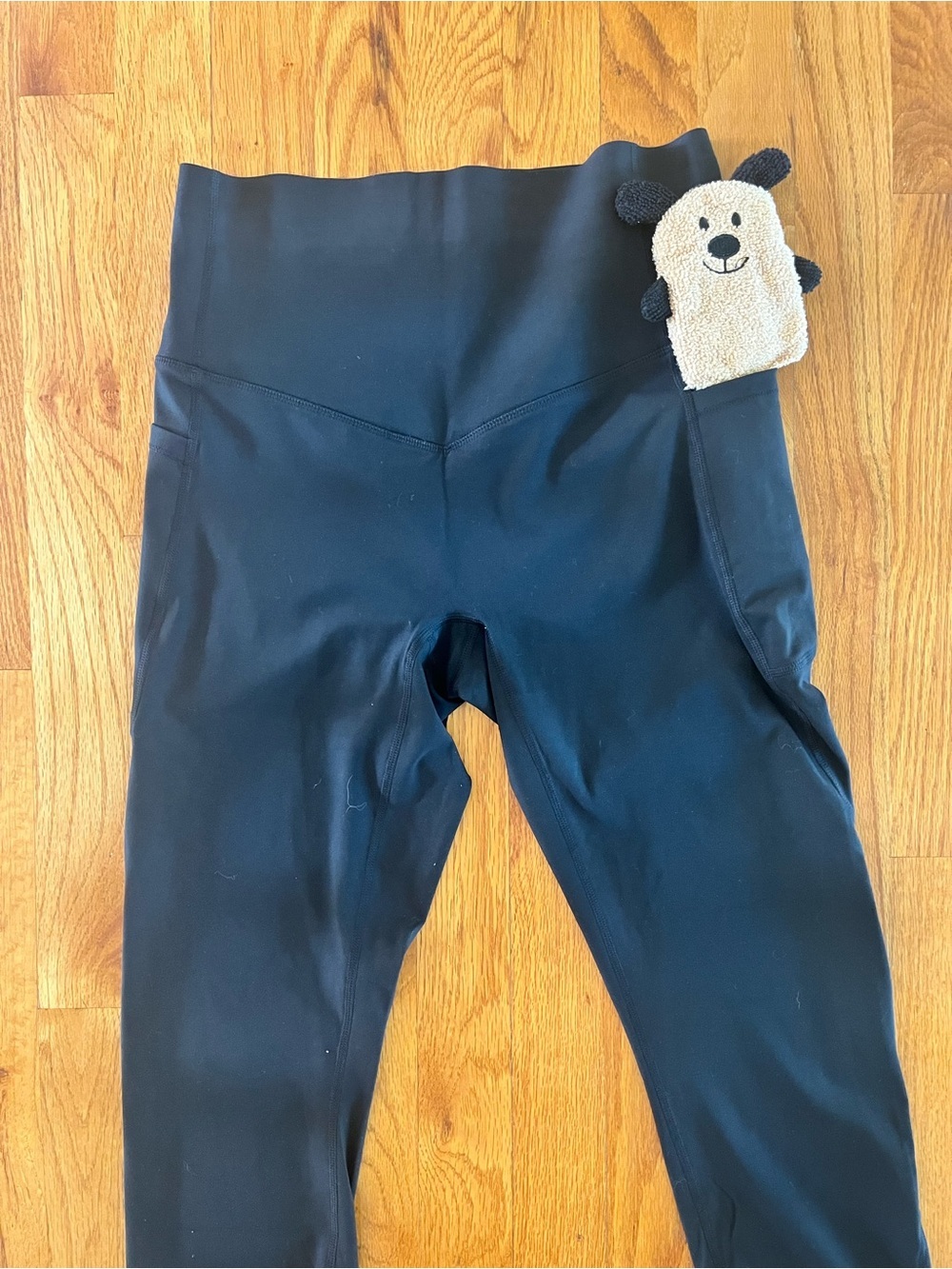 NWT Halara UltraSculpt High Waisted Pocket Shaping Leggings Black Full Length M - Picture 4 of 9
